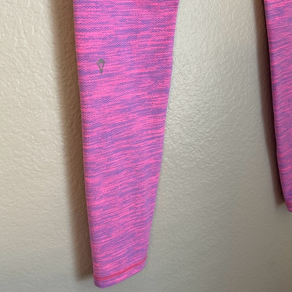 Ivivva By Lululemon Girls Full Length Pink & Purple Active Dance Leggings, 14 - Picture 5 of 7